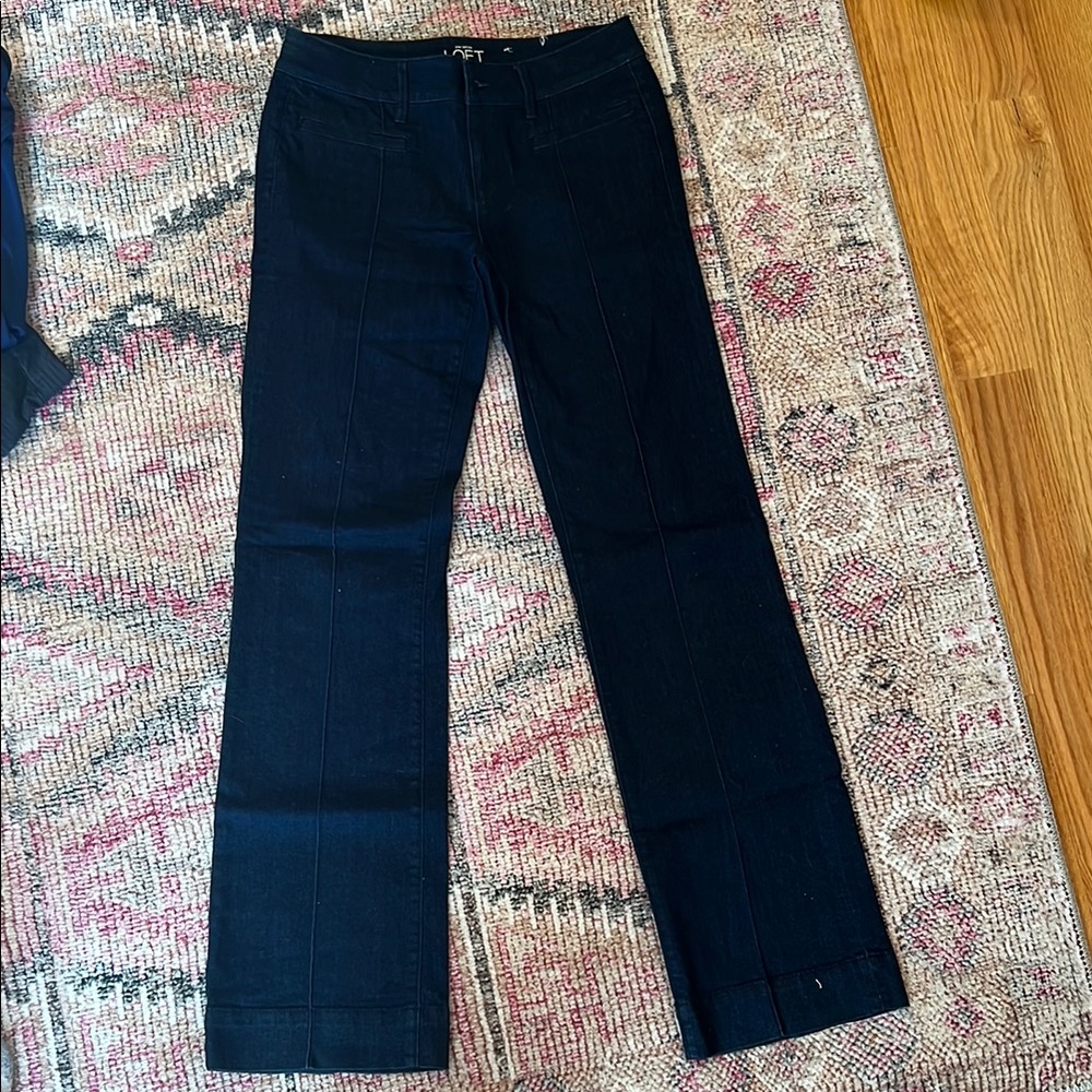 Apt. 9 Dark Blue Denim Pants